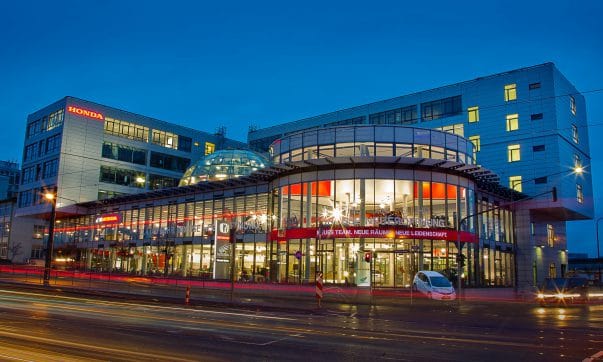 55 Jahre Honda Deutschland – Rückblick auf eine Erfolgsgeschichte Honda Zentrale in Frankfurt