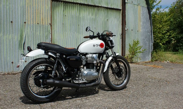 Schweizer Veredelung zur Kawasaki W650 Custom Kawasaki W650 Clubman