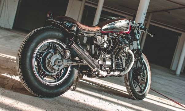 Honda CX 500 Bobber – Kunst am Tank Honda CX 500 Bobber