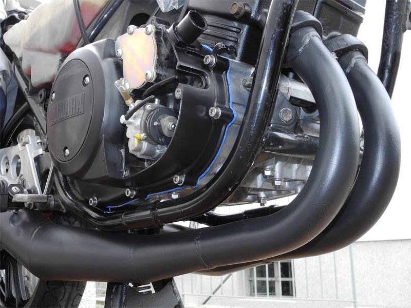 RD 350 LC Auspuff