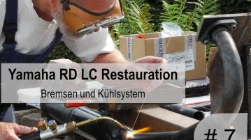 7. Teil Yamaha RD 350 LC Restaurierung – Bremsen und Kühlung Yamaha RD 350 LC Restauration